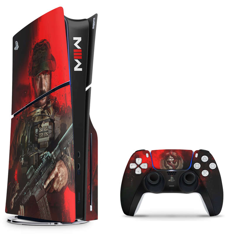 SkinNit Decal Sticker Skin For PS5 Slim : Modern Warfare III
