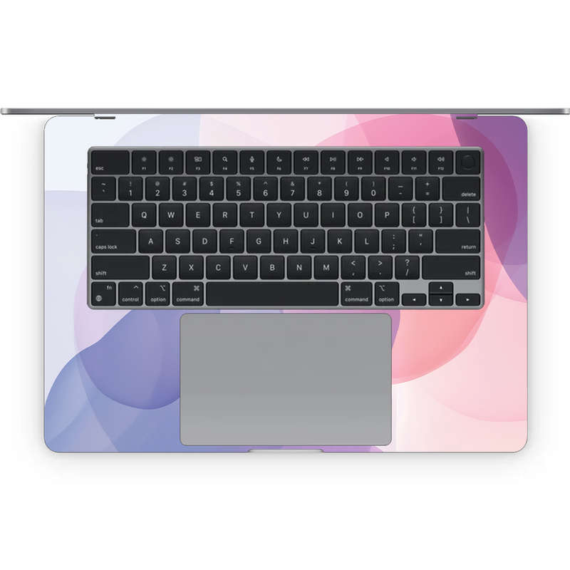 Apple MacBook Decal Skin Sticker: Soft Pastel Fusion