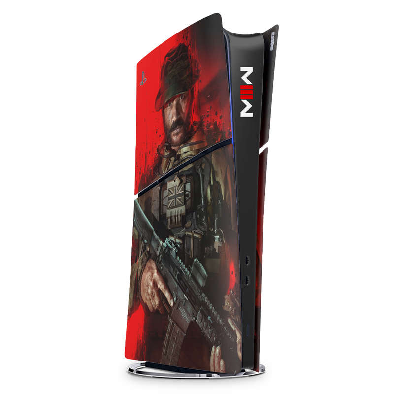 SkinNit Decal Sticker Skin For PS5 Slim Digital : Modern Warfare III