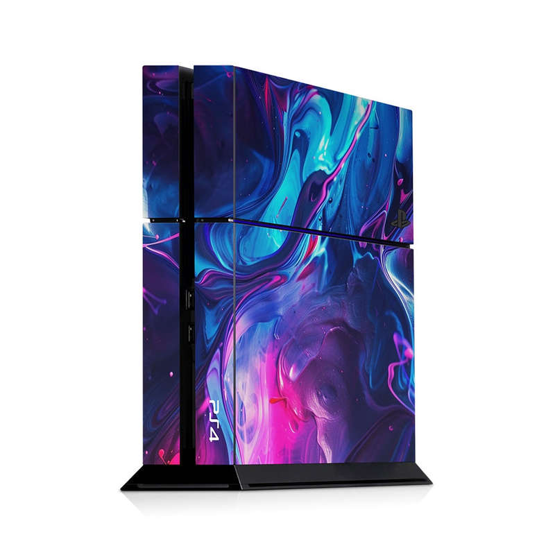 Decal Skin Sticker for PS4: Abundant Fluid Art