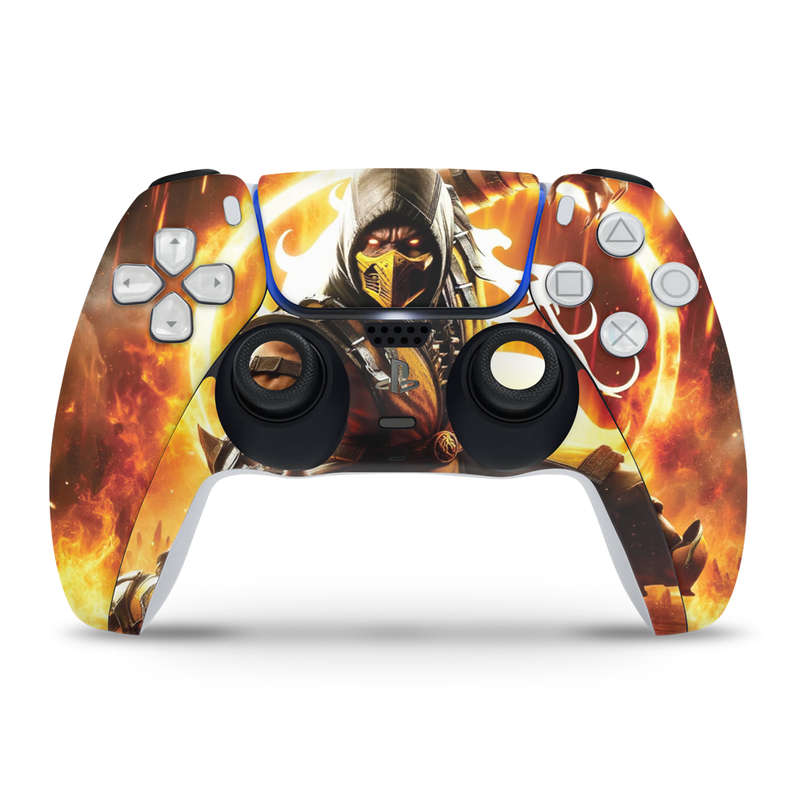 SkinNit Decal Sticker Skin For PS5 Slim : Mortal Kombat 1