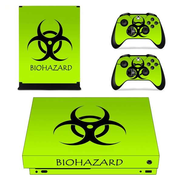 SkinNit Decal Sticker Skin For Xbox One X: Hazzard Green