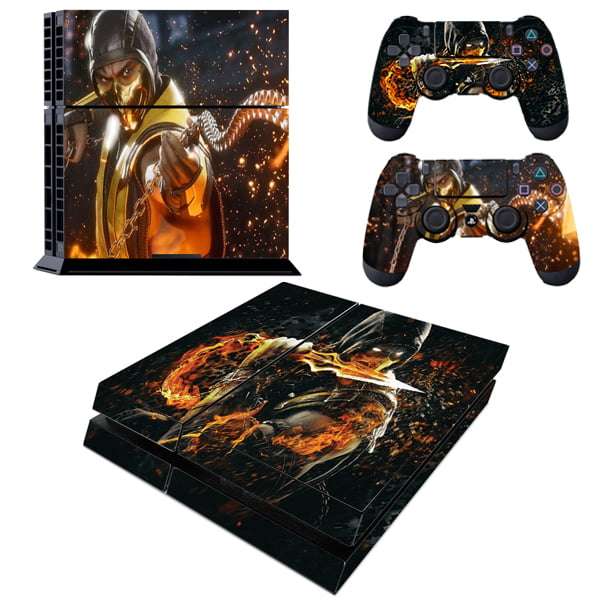 SkinNit Decal Sticker Skin For PS4: Scorpion Fire