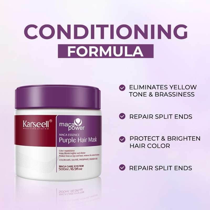 Karseell Purple Hair Mask