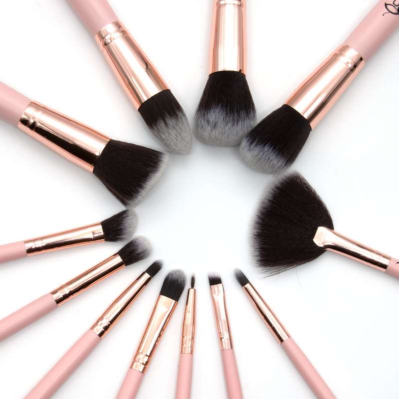 Dsync Makeup Brushes Premium Synthetic Foundation Powder Concealers Eye Shadows Makeup 12 Pcs Bru...