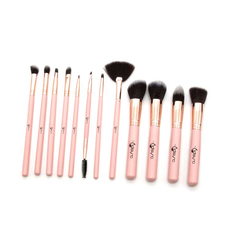 Dsync Makeup Brushes Premium Synthetic Foundation Powder Concealers Eye Shadows Makeup 12 Pcs Bru...