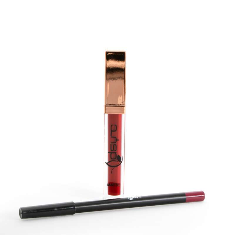 Dsync Lip Contour Kit - Matte Liquid Lipstick & Liner | Vegan Formula | Waterproof | Longwear | H...