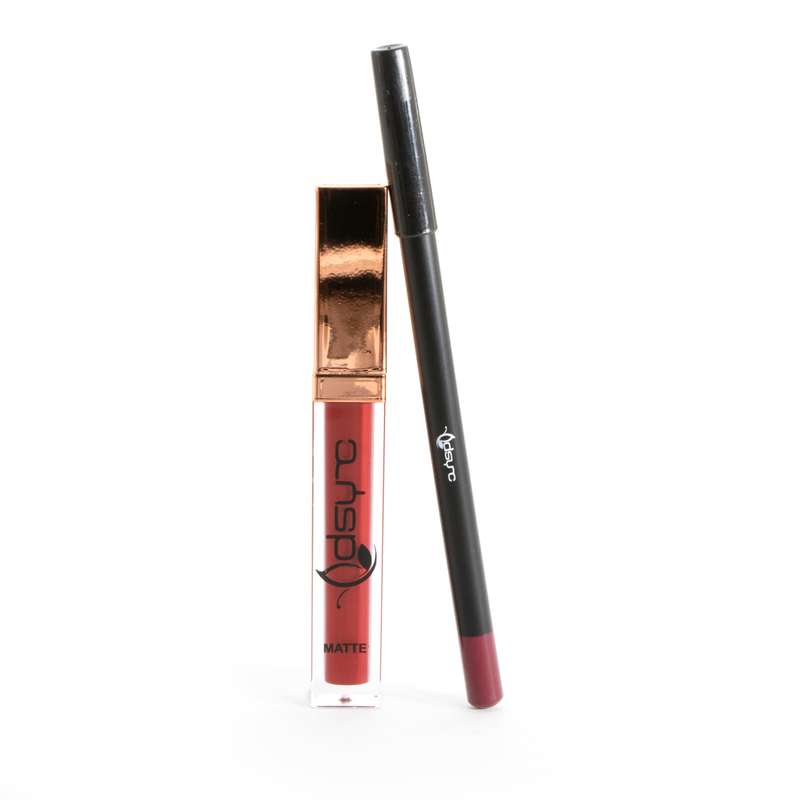 Dsync Lip Contour Kit - Matte Liquid Lipstick & Liner | Vegan Formula | Waterproof | Longwear | H...
