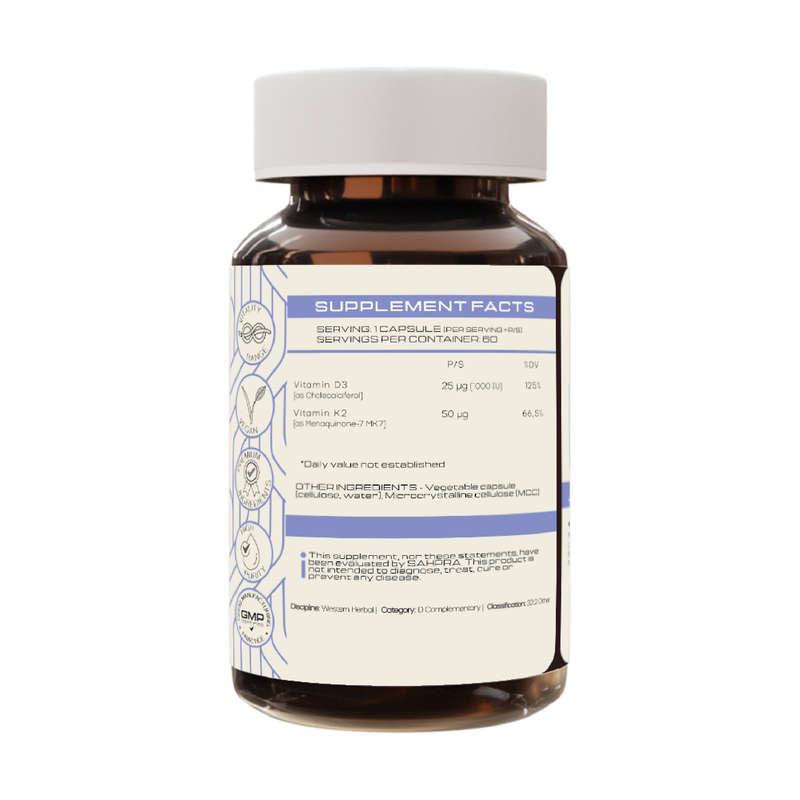 Vitamin D3 & K2 Complex