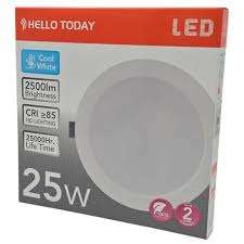 25w Panel Light Round Concealed Cw