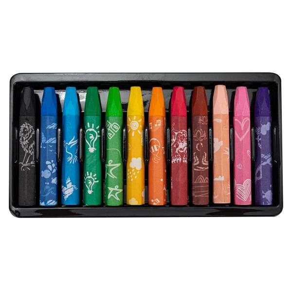 Deli Color Emotion Oil Pastel 12 Colors
