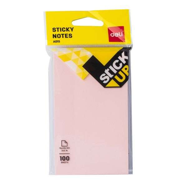 Deli Sticky Notes 76x126mm 100 Sheets