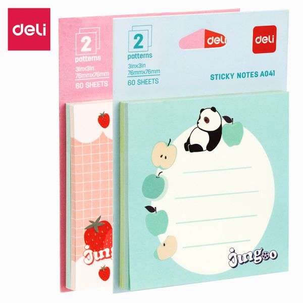 Deli Sticky Notes Jungoo 76x76Mm 60 Sheets