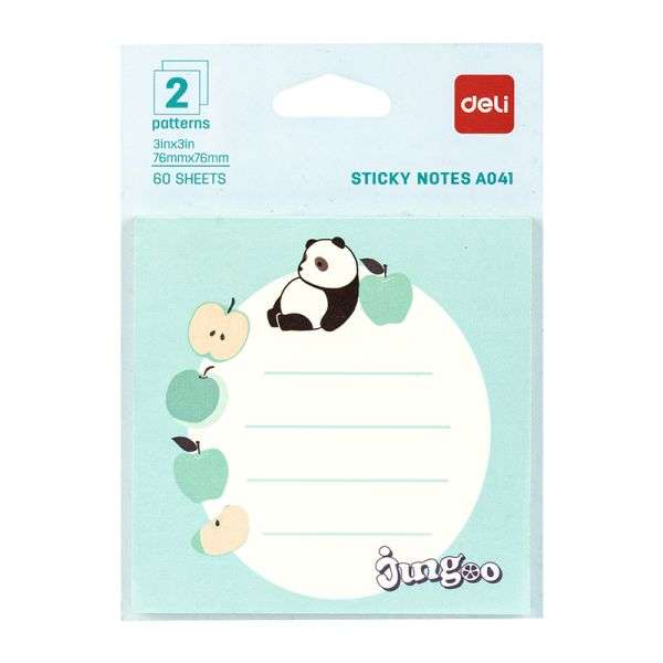 Deli Sticky Notes Jungoo 76x76Mm 60 Sheets