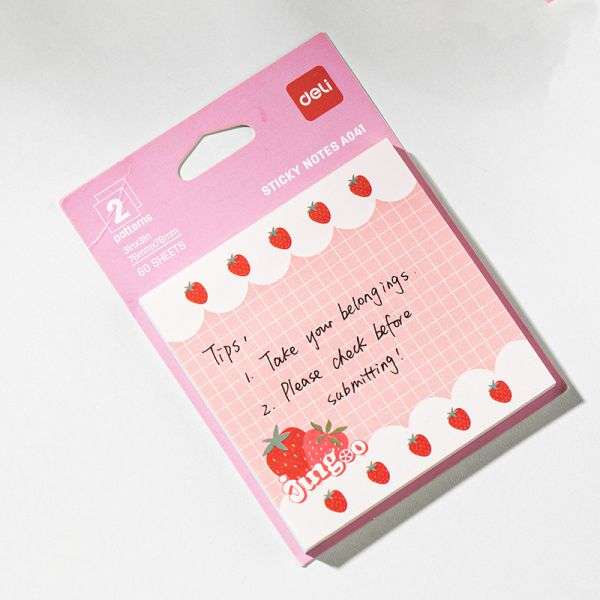 Deli Sticky Notes Jungoo 76x76Mm 60 Sheets
