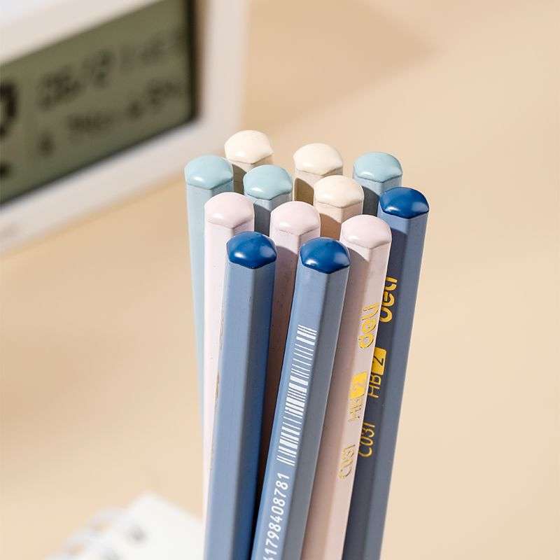 Graphite Pencil HB Hexagonal Barrel, Dipped Head 12's