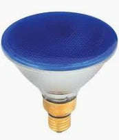 Blue E27 80W Clear Par38 Halogen