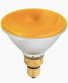 Yellow E27 80W Clear Par38 Halogen