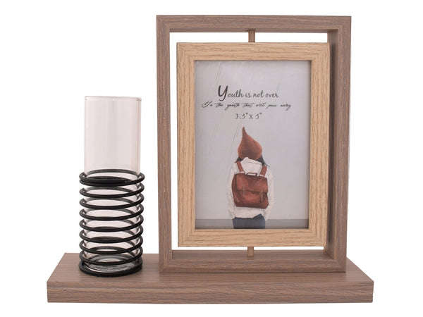 Swivel Photo Frame & Plant Holder