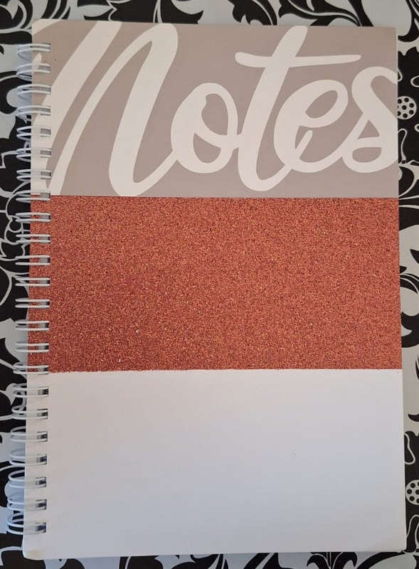Notebook Soft Spiral Bound Glamour A5, 70 Pages