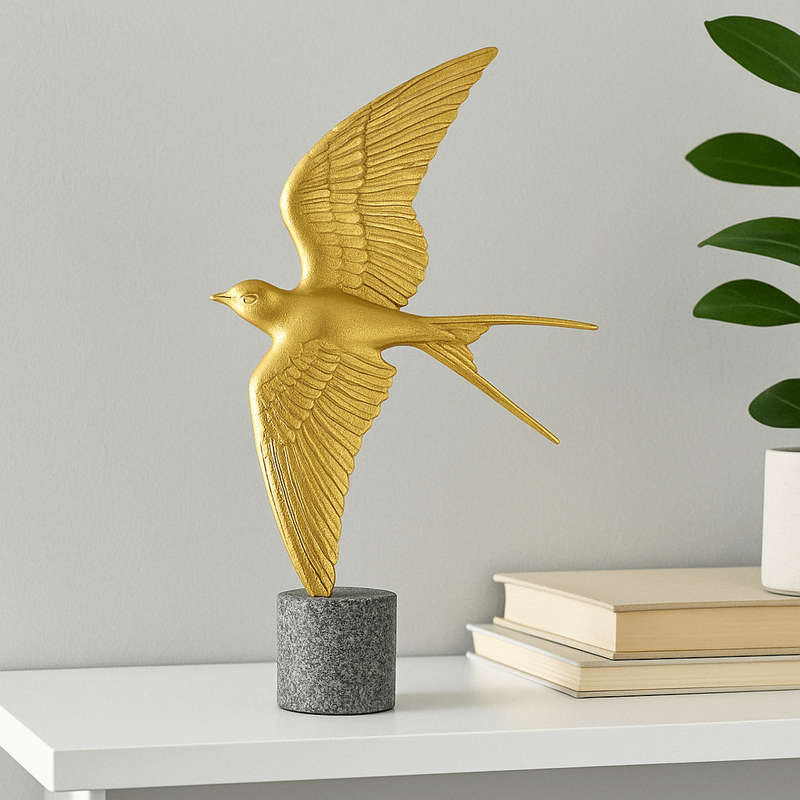 Animal Craft - Gold Swallow
