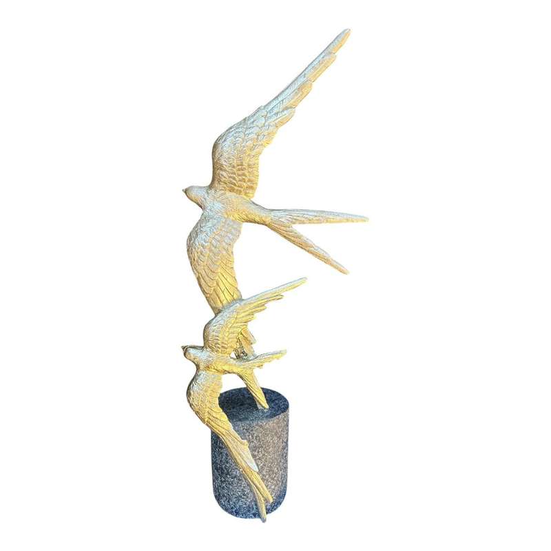 Animal Craft - Two Gold Swallows