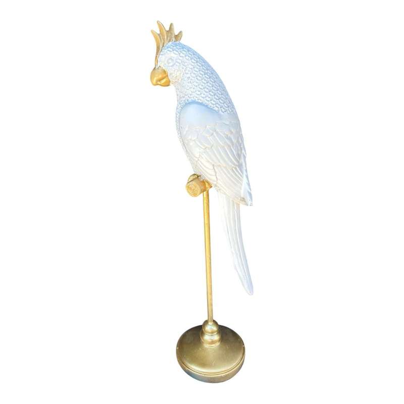 Animal Craft - White, Gold Parrot
