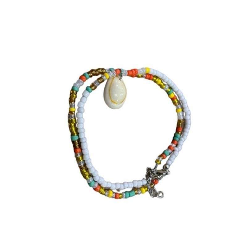 Anklet - Sunset Beads And Shell