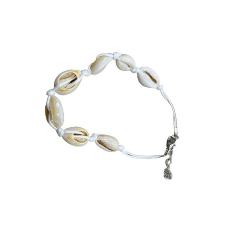 Anklet - White Knots And Shells