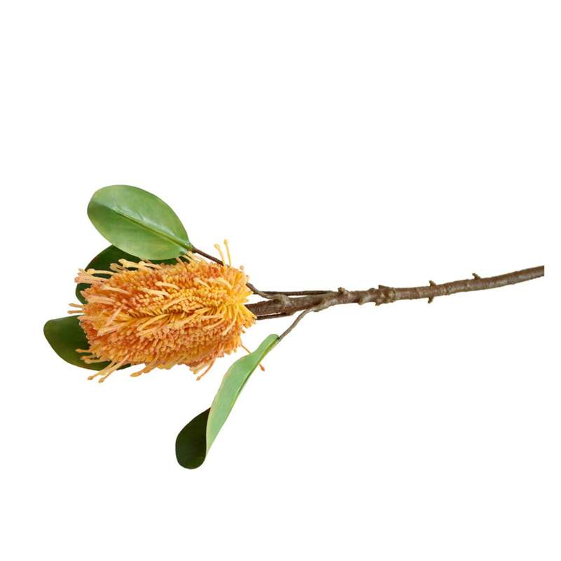Artificial Flower - Orange Pincushion