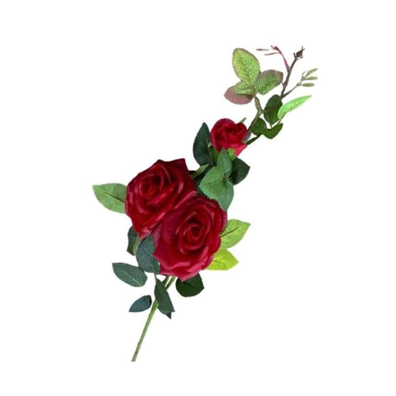 Artificial Flower - Red Roses 70cm