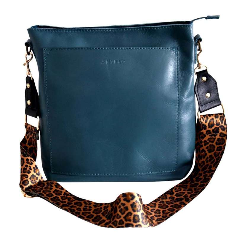Bag Strap - Gold Leopard Print