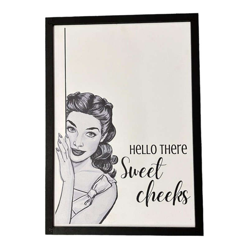 Bathroom Sign - Sweet Cheeks