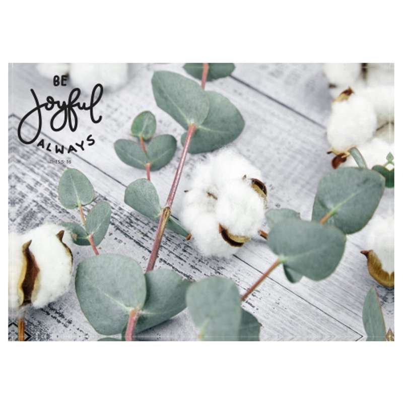 Be Joyful Always Disposable Placemat
