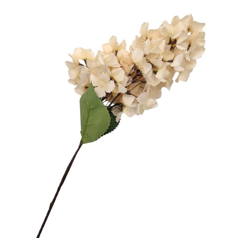 Beige Bigleaf Hydrangea Faux Flower Arrangement