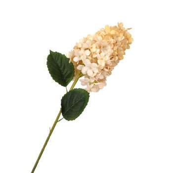 Beige White Mix Long Hydrangea Artificial Flower