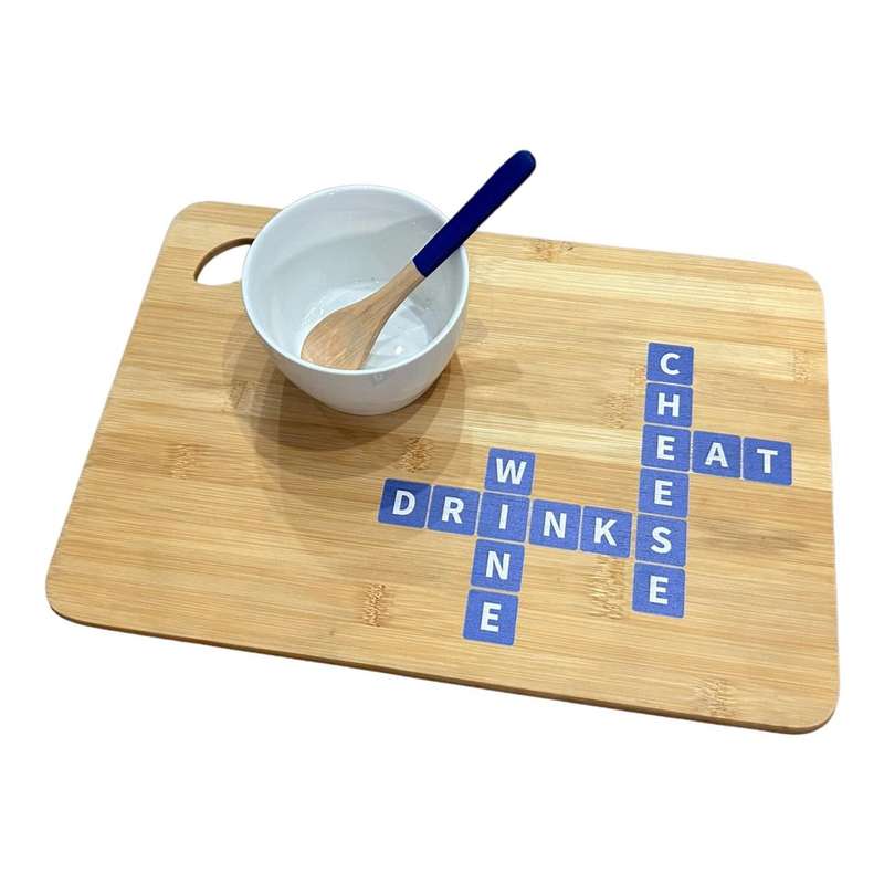 Blue Bamboo Board Platter Combo