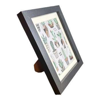 Cactus Accent Black Small Photoframe