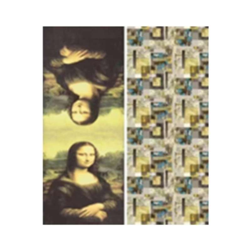 Cashmere Scarf - Mona Lisa, Mosaic