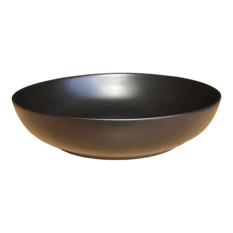 Ceramic Bowl - Glossy Black
