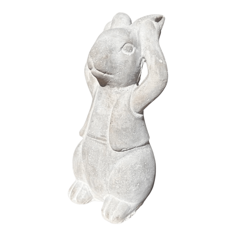Ceramic Bunny Hear No Evil