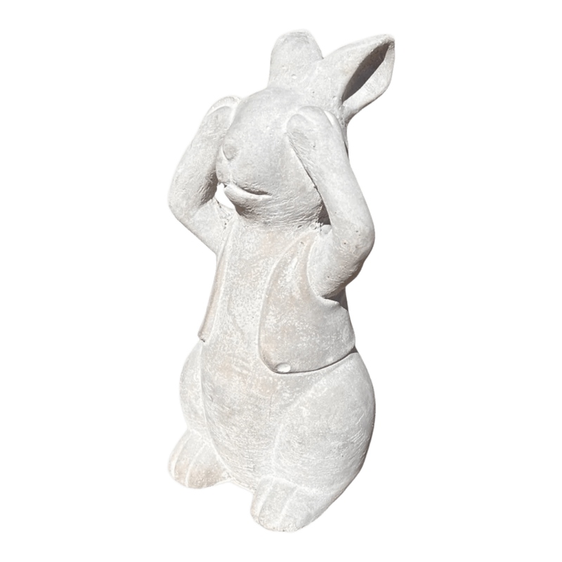 Ceramic Bunny See No Evil