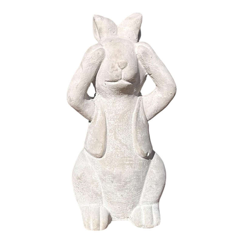 Ceramic Bunny See No Evil