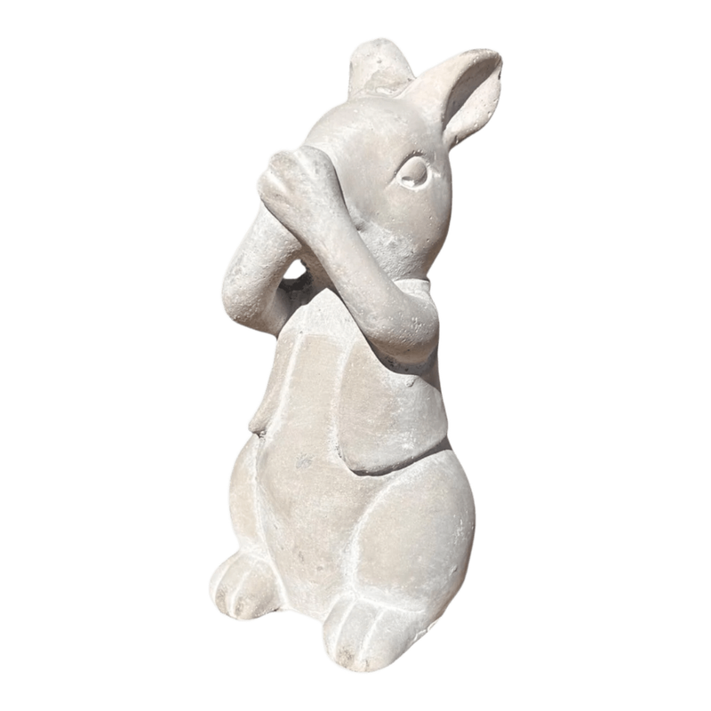 Ceramic Bunny Speak No Evil