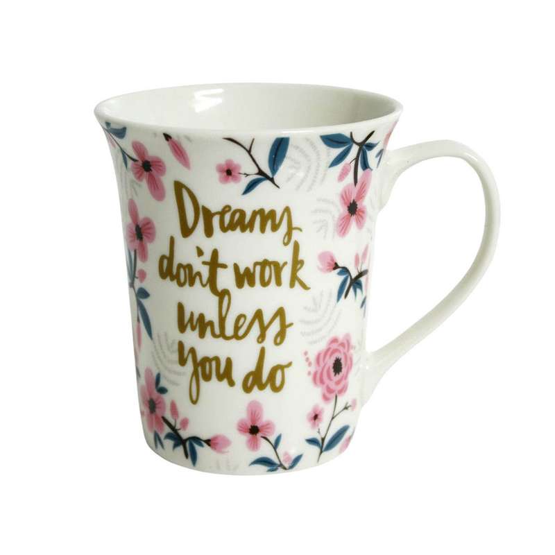 Ceramic Dreams Pink Floral Mug