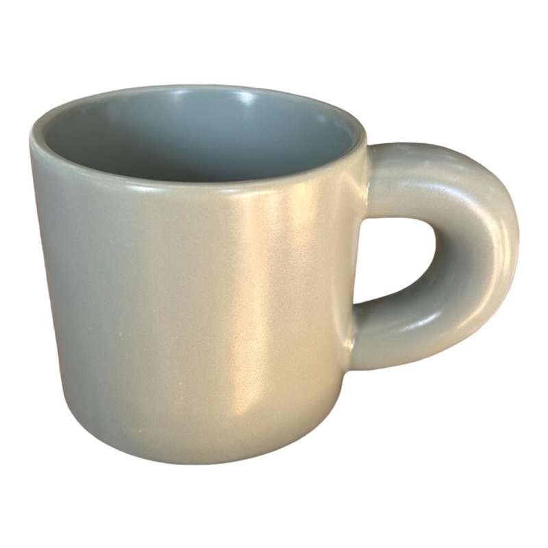 Ceramic Mug - Light Green, Thick Ear