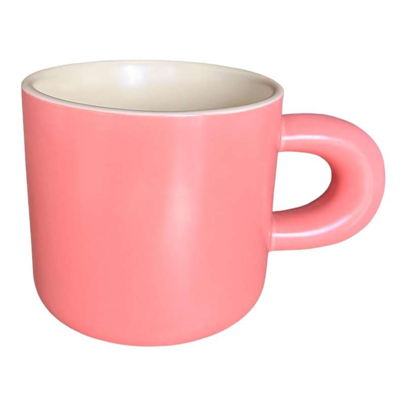 Ceramic Mug - Pink, Thick Ear