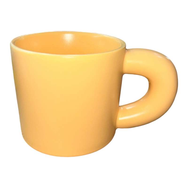 Ceramic Mug - Yellow, Thick Ear