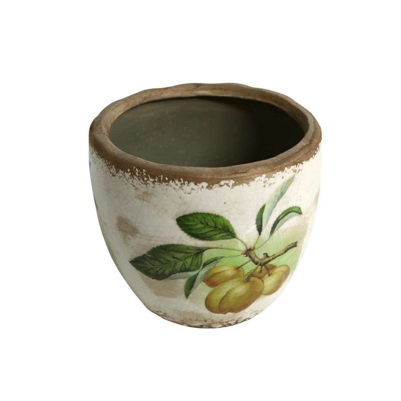 Ceramic Pot - Peach Branch