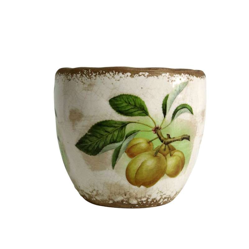 Ceramic Pot - Peach Branch